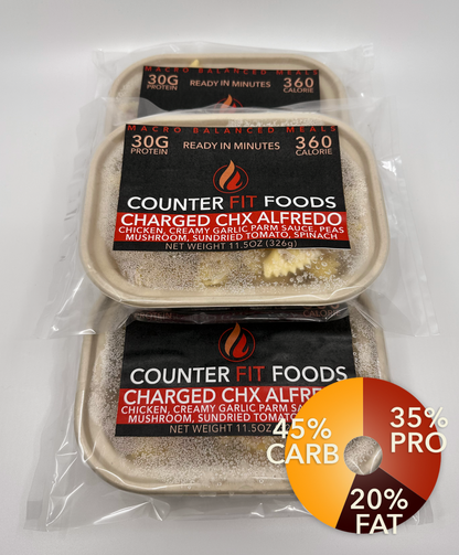 Charged Chicken Alfredo: 3 Serving Pack