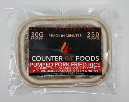 Pumped Pork Fried Rice: 3 Serving Pack