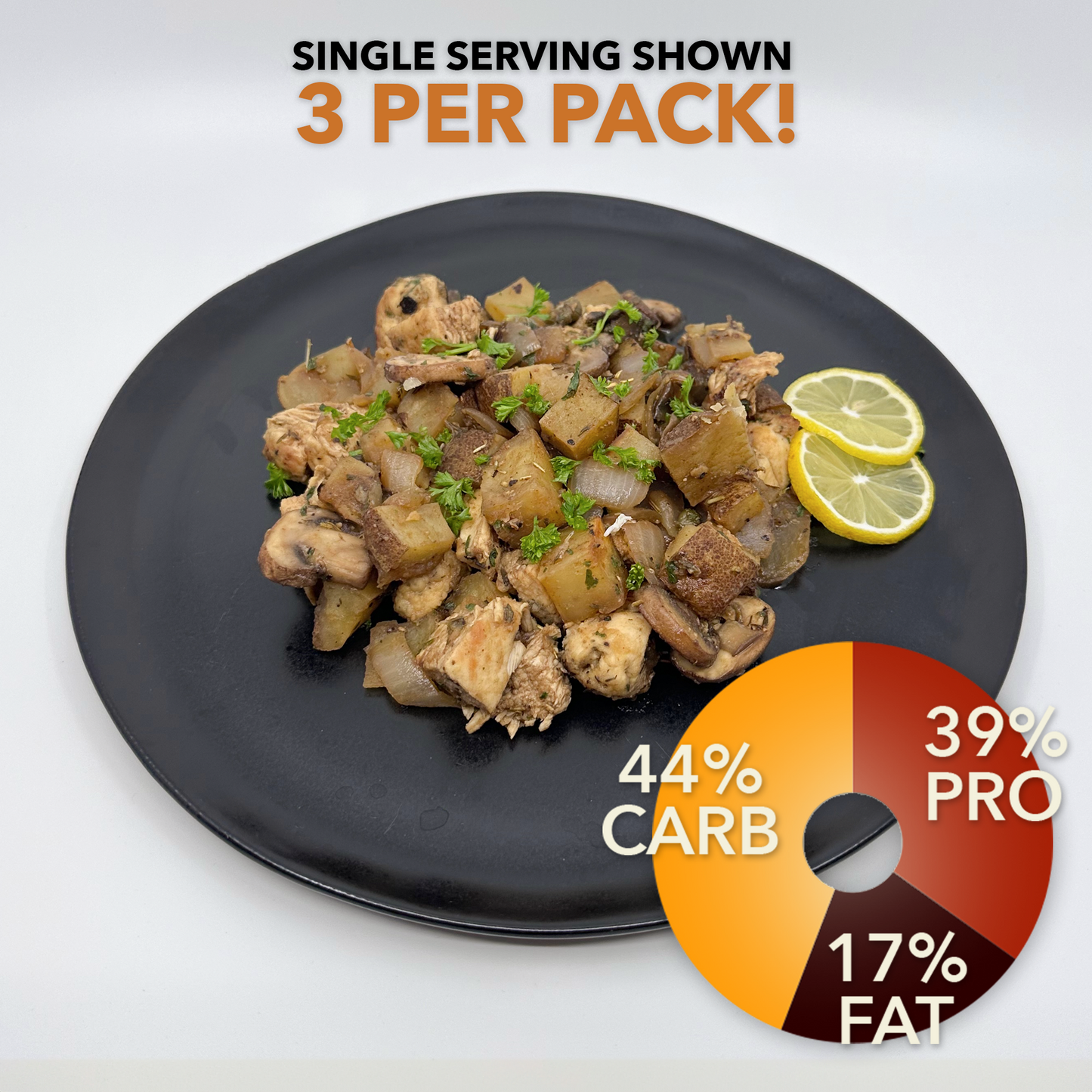 Maxed Out Chicken Marsala: 3 Serving Pack